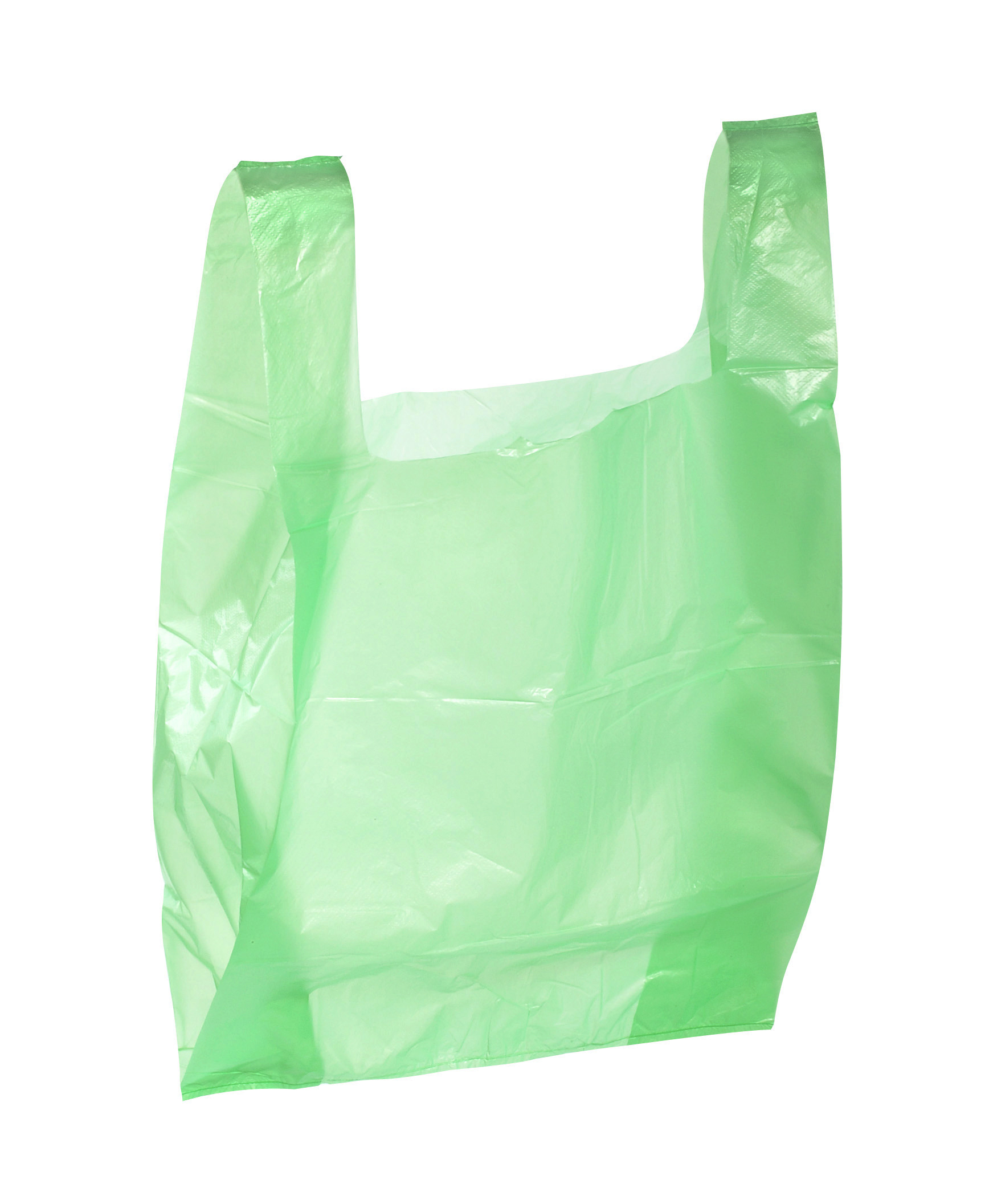 HDPE-Hemdchentragetaschen grün,  300+140x500