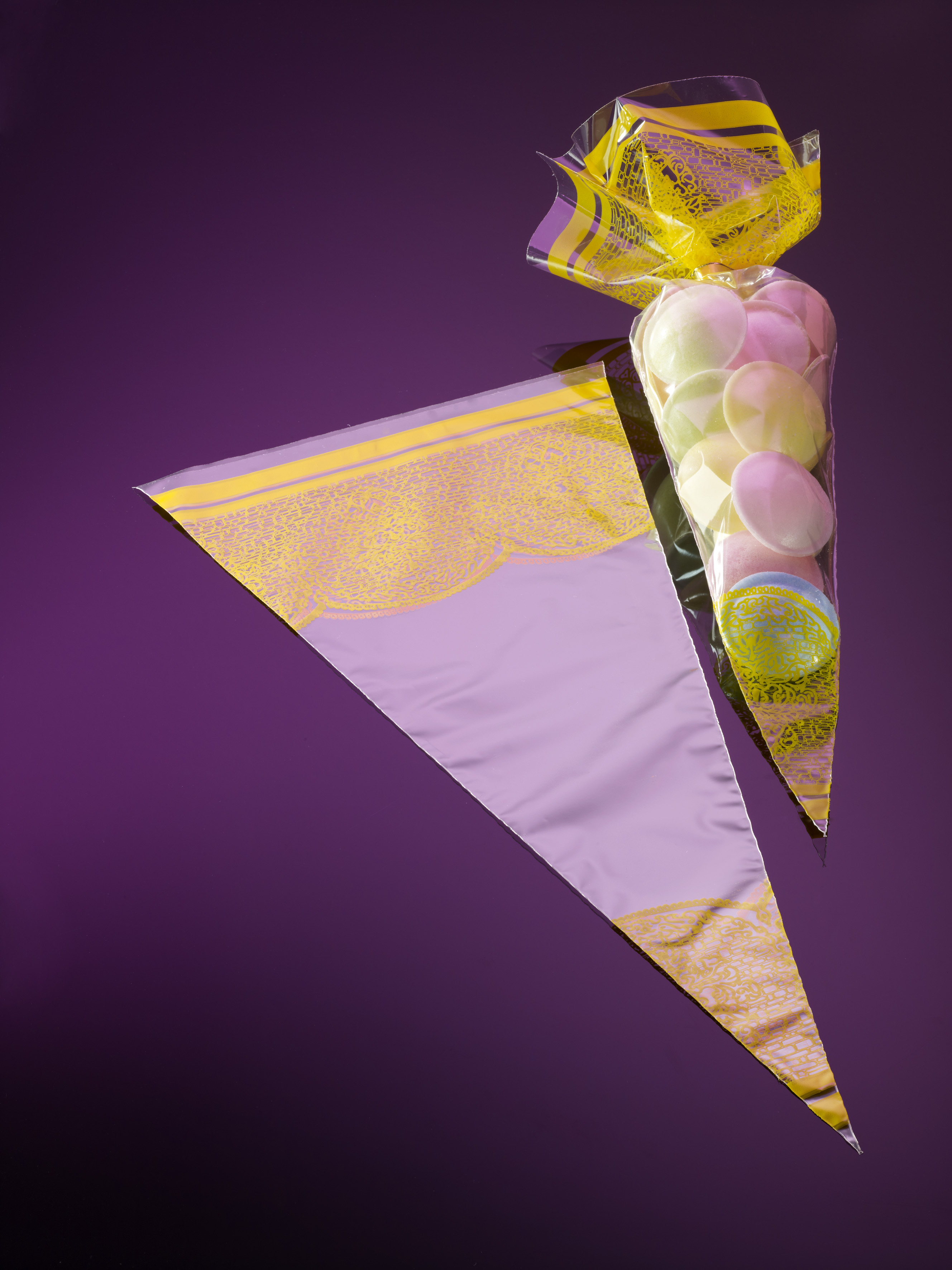 Zellglas-Polypropylen-Spitztüten 180x310 mm
