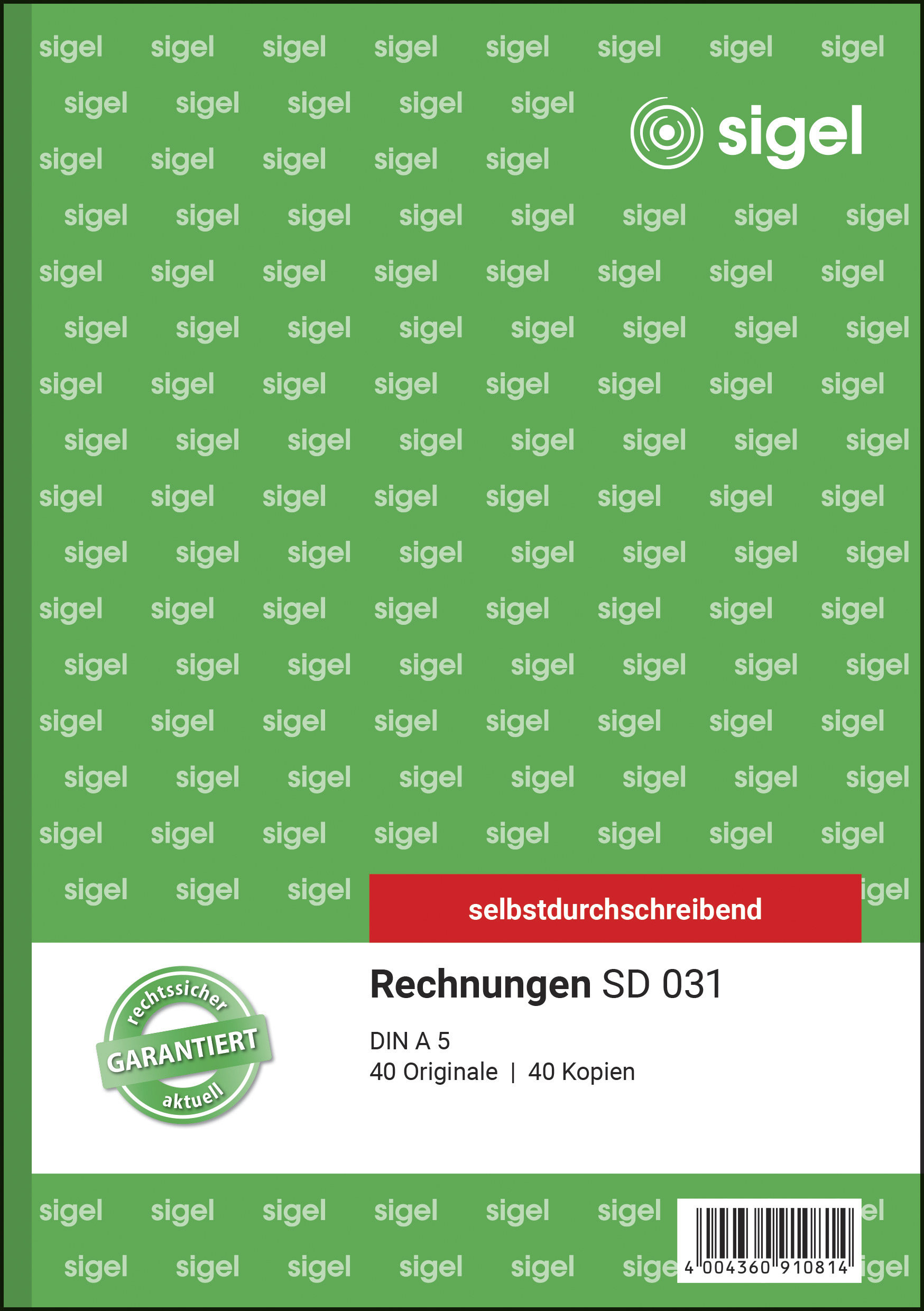 Rechnung, A5 h, SD031 Re