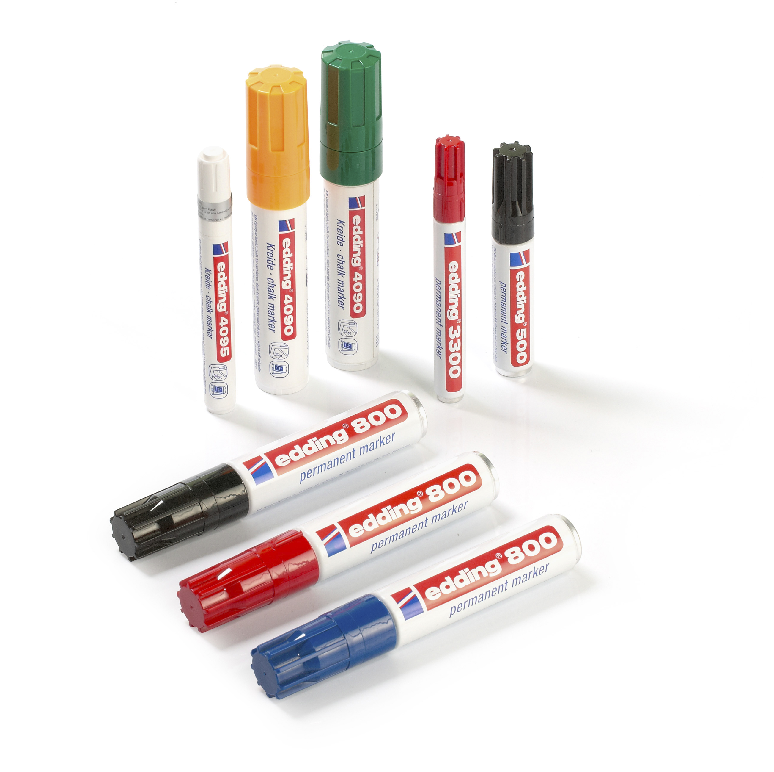 Marker EDDING 3000 rot permanent marker  nachfüllbar / Wasserfest auf allen Materilalien 1,5-3 mm
