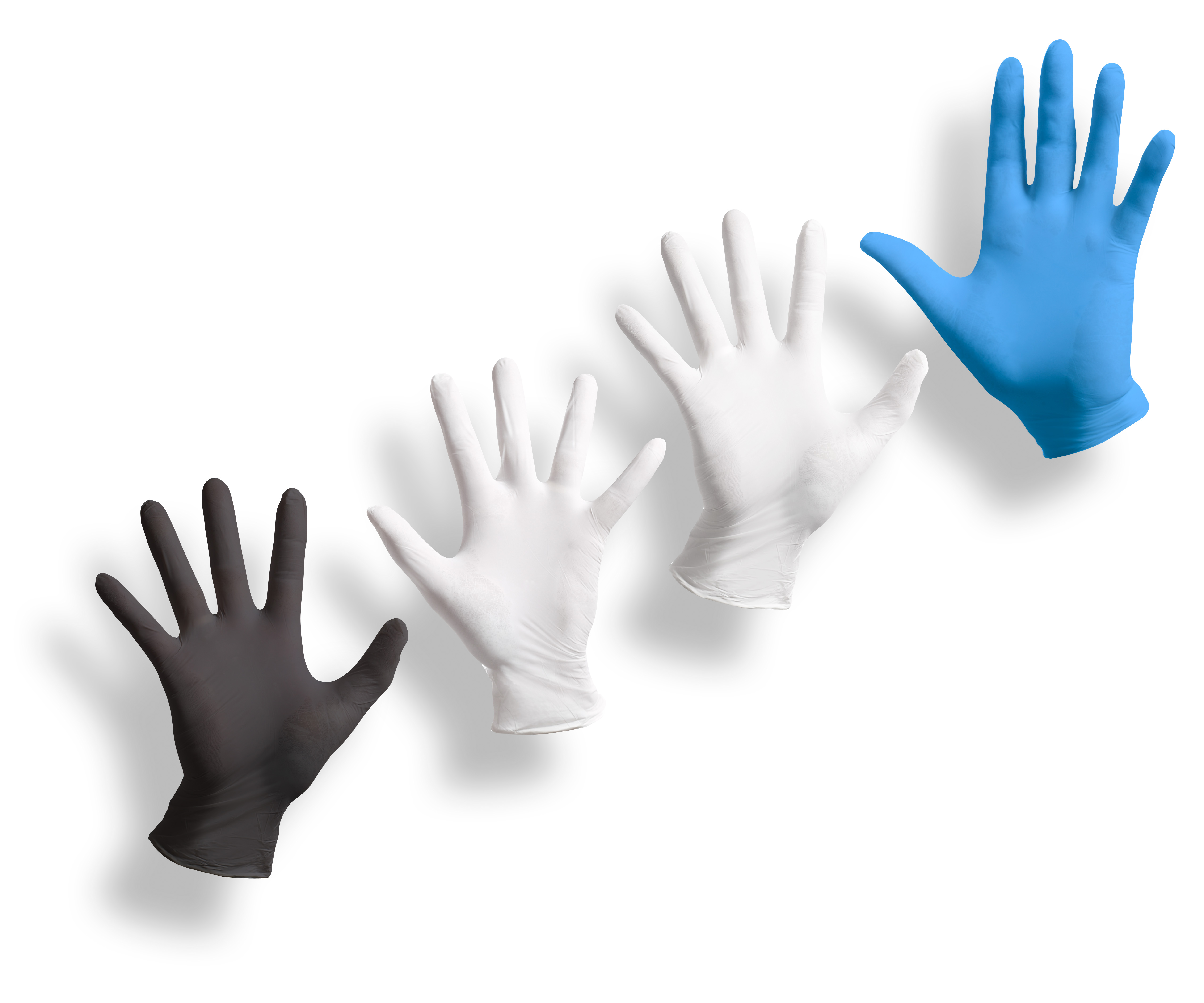 Nitril-Handschuhe Latex Gentle Skin Compact, Größe L, weiß