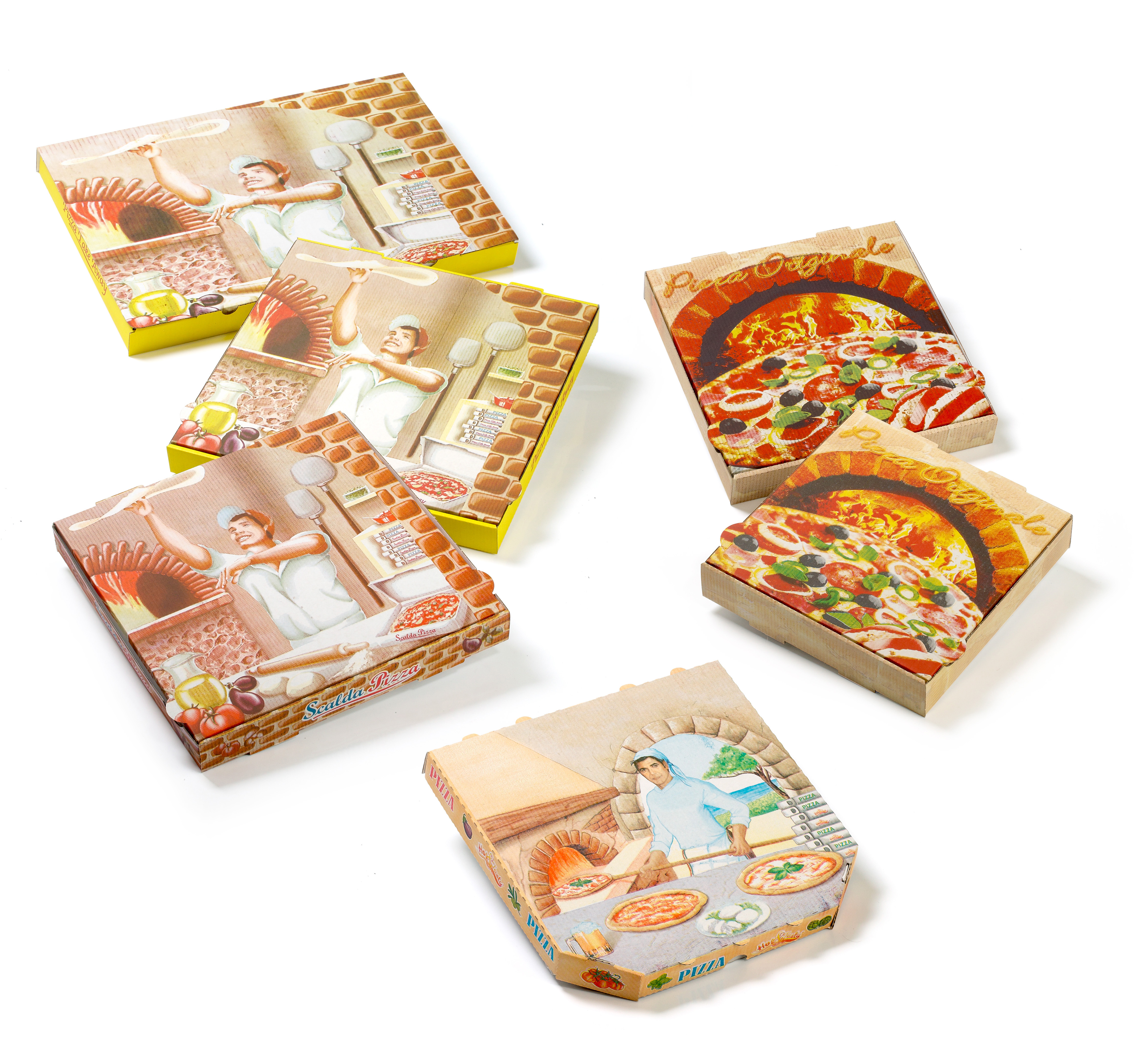 Pizzabox 26x26+3,5 cm