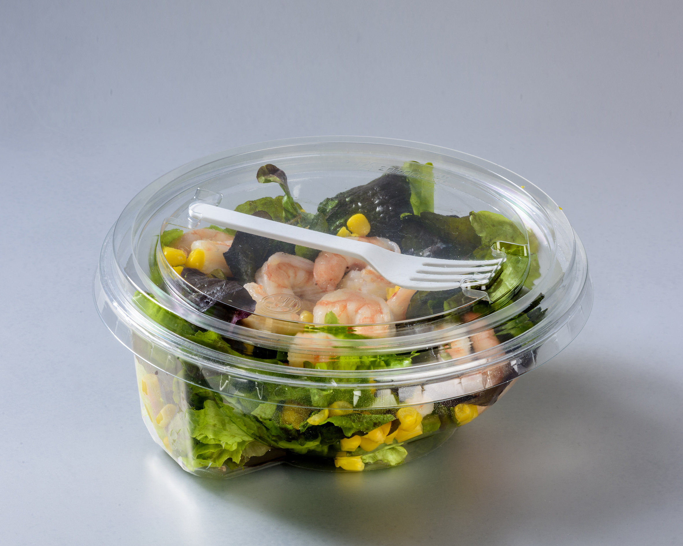 Salatschalen-Deckel COO401 rund, 100% recyclable